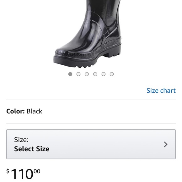 NWT - Michael Kors Baxter Rain Boots - Picture 4 of 8